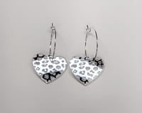 Mirrored Cheetah Hearts