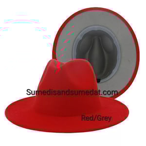 Image of Red/Grey and Grey/Red (56-58cm)