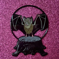 Image 2 of Vampire Bat Specimen Enamel Pin