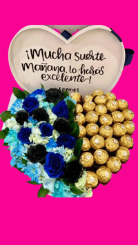 Arreglo de Rosas con Chocolates 2