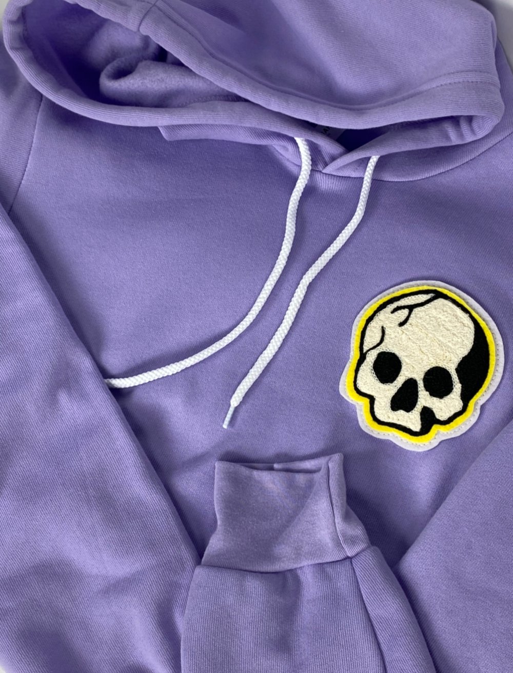 Chain Stitched Skully Hoodie
