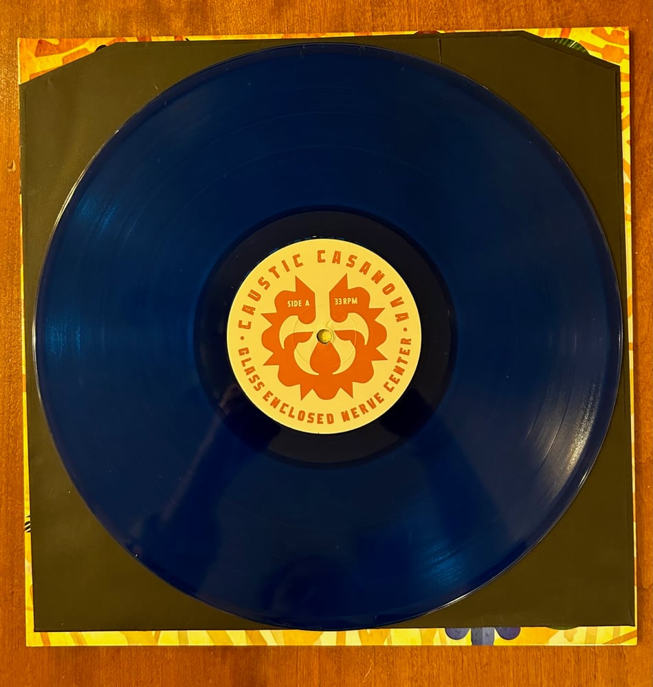 Image of "Glass Enclosed Nerve Center" Translucent Blue Vinyl Variant