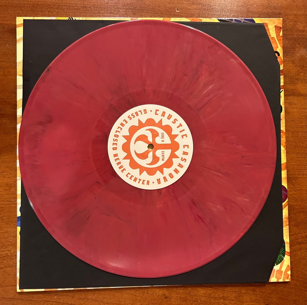 Image of "Glass Enclosed Nerve Center" Pomegranate Vinyl Variant