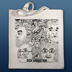 Revolver tote bag - Sick Animation Shop