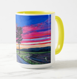 Image of Sunset On Lyona Road Coffee Mug