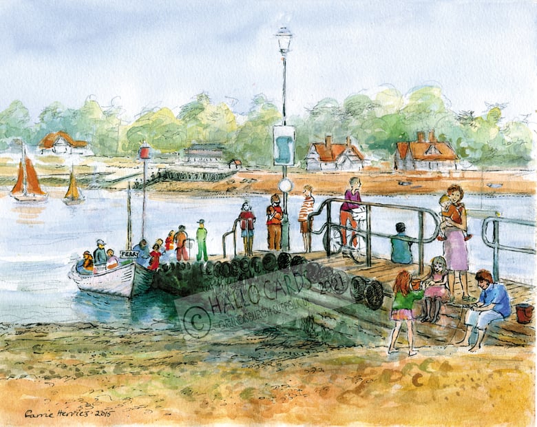 Image of Arriving at Felixstowe Ferry - HL231