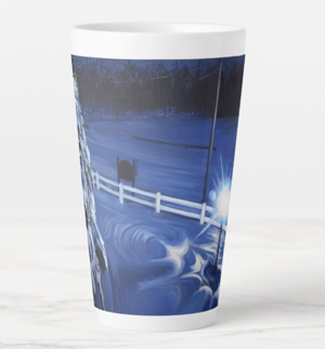 Image of Light In A Dark Winter Coffee Mug