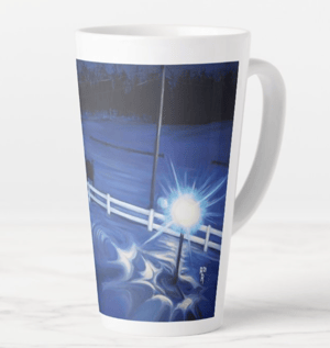 Image of Light In A Dark Winter Coffee Mug