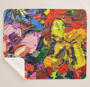 Image of Pansy Petals Throw