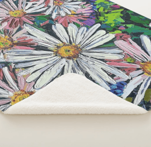 Image of Evelyn's Flowers Throw