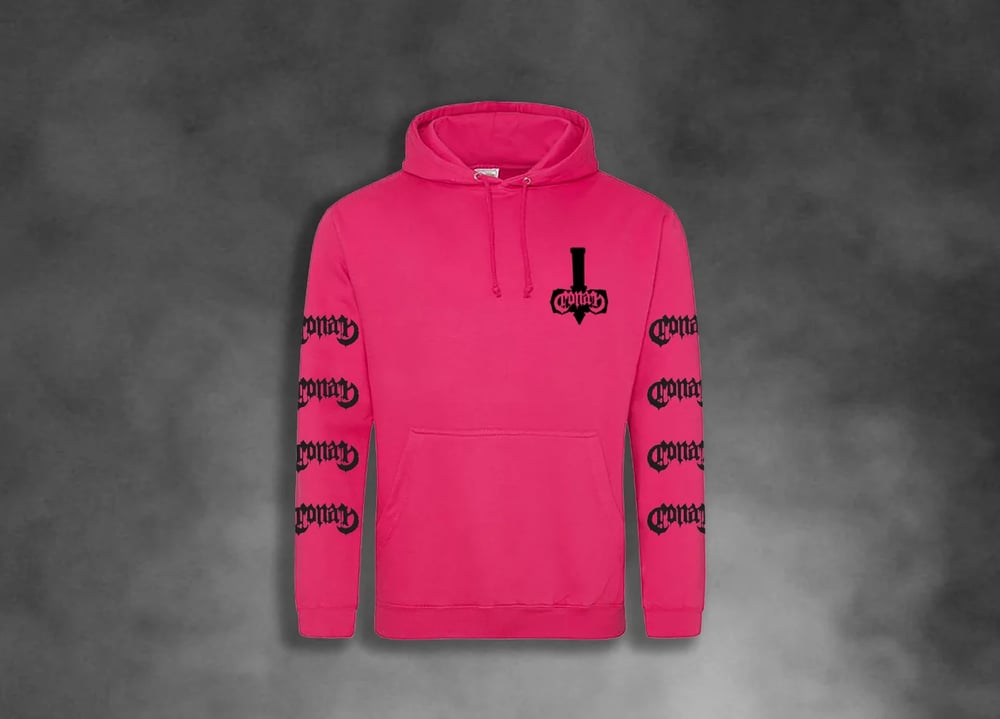 Image of Brand New! Conan Battle Hammer Pink Pullover Hoodie