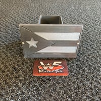 Image 1 of Puerto Rico Flag Hitch Cover - Two Layer