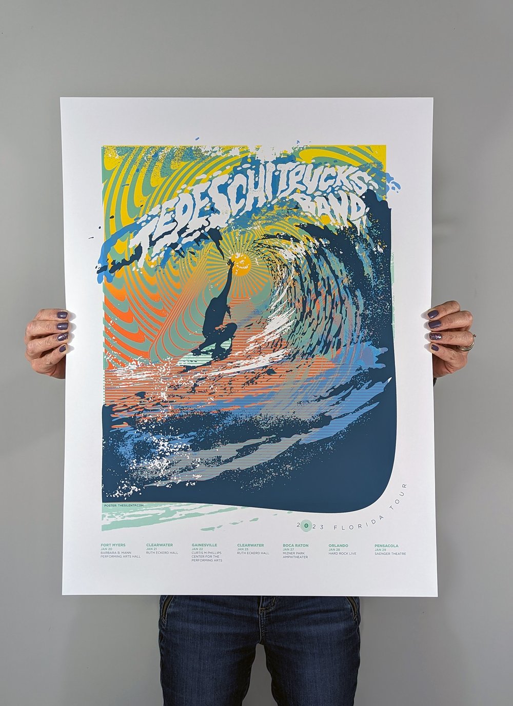 Tedeschi Trucks Band - Florida Tour Poster, 2023