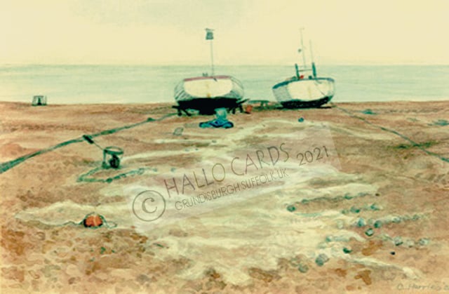 Image of Drying Nets - Aldeburgh - Suffolk - HL096