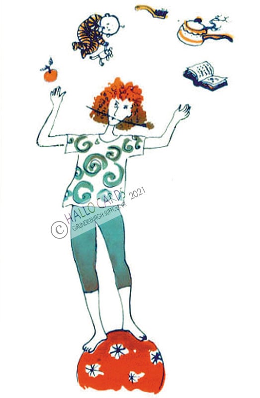 Image of Juggling Woman - HL067