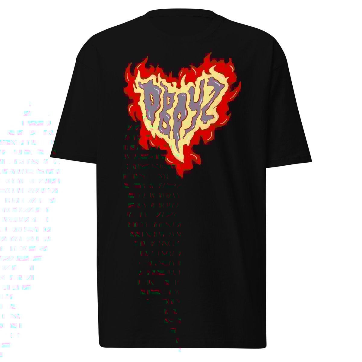 Vlone flame shirt hot sale