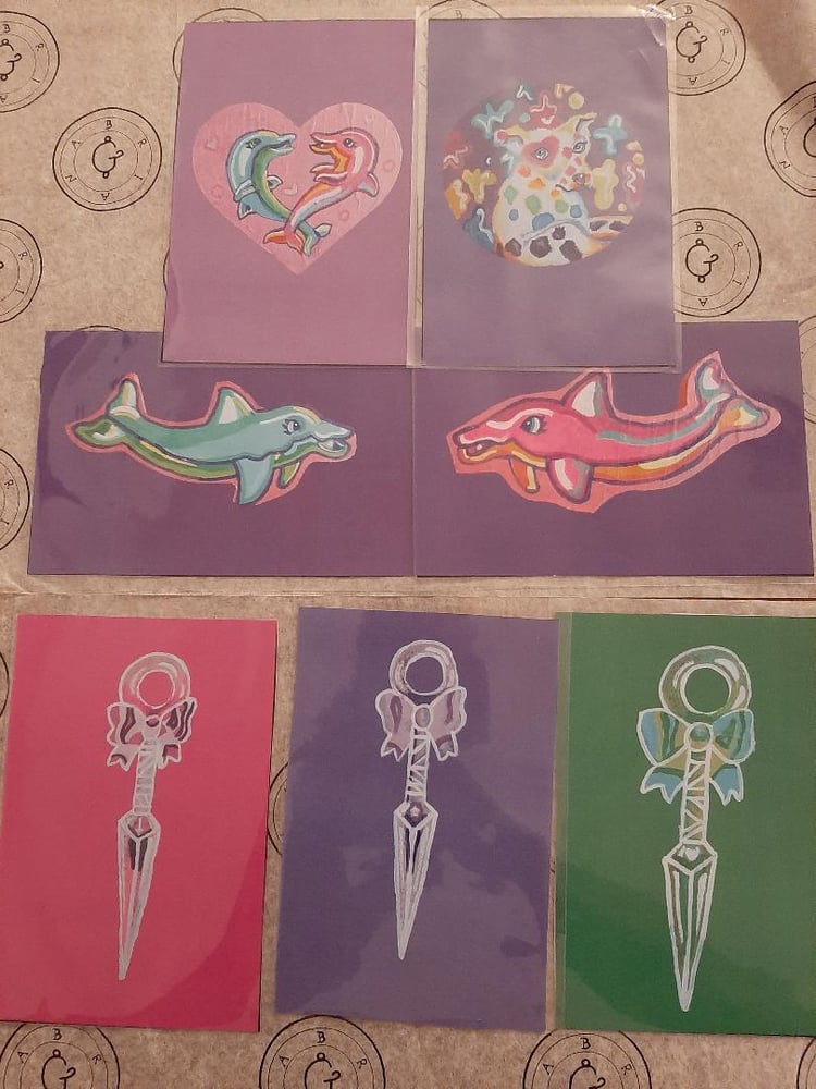 Image of 90's vintage/weapons mini prints
