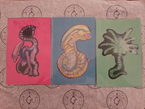 Image of Alien Horror mini prints