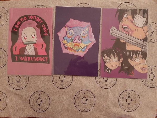 Image of Misc Anime mini prints
