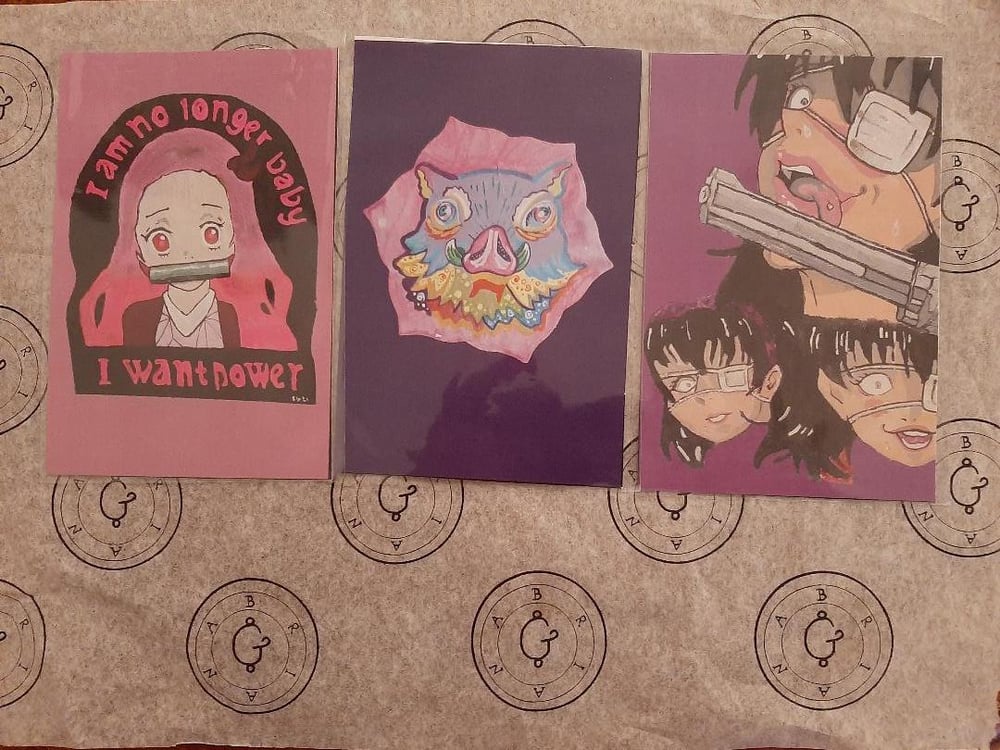 Image of Misc Anime mini prints 