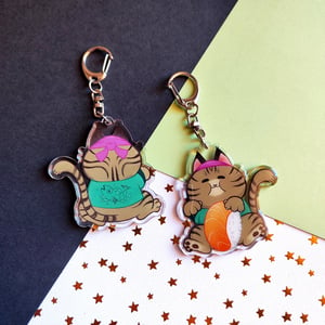 Image of Lucky Cats keychains