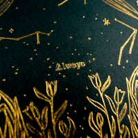 Image 2 of "Always" Gold Foiled Greeting Card by Lione & Sheikh