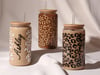 BAMBOO GLASSES W/ LID & STRAW