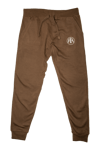 Chestnut Embroidered Logo Joggers