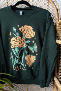 Image 3 of Fleur de Coeur Crewneck Sweatshirt
