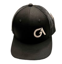Image 1 of GA white logo Black Cap