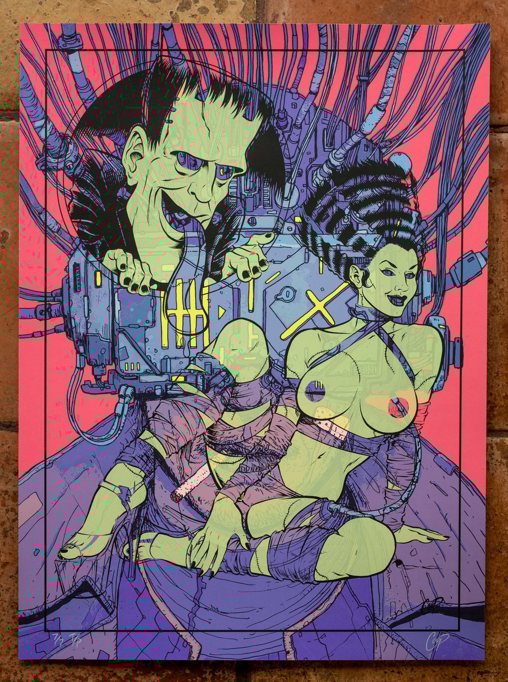 Image of TEST PRINT TUESDAY #4 Bride Stripped Bare 7/7