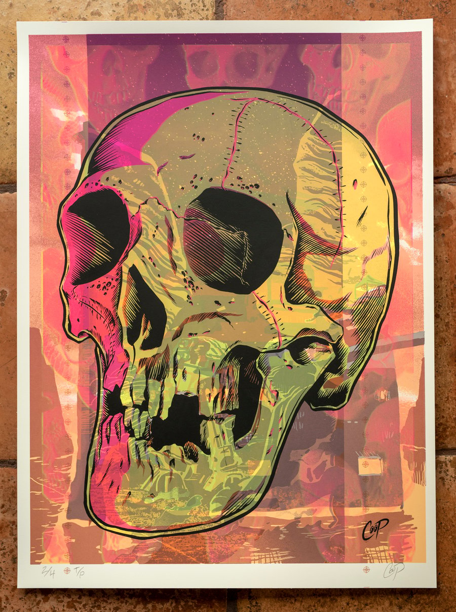 Image of TEST PRINT TUESDAY #6 Voodoo Glow Skull 2/4