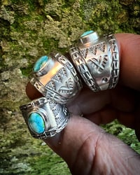 Image 5 of WL&A Handmade Old Style Ingot Carico Lake Arrow Rings - Available Website Profile - Size 13