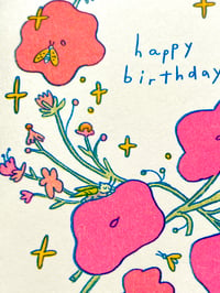 Image 2 of Happy Birthday - Little Bugs Card