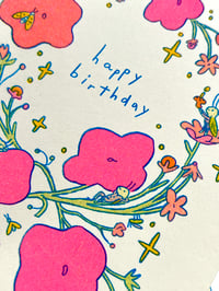 Image 3 of Happy Birthday - Little Bugs Card