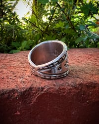 Image 3 of WL&A Handmade Old Style Ingot Carico Lake Arrow Rings - Available Website Profile - Size 9