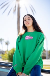 Image 1 of CONFIDENCE IS KEY Sweatshirt Green
