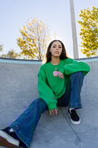 Image 3 of CONFIDENCE IS KEY Sweatshirt Green