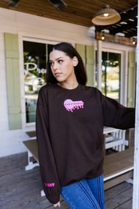 Image 2 of CONFIDENCE IS KEY Sweatshirt Brown