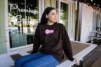 Image 3 of CONFIDENCE IS KEY Sweatshirt Brown