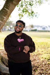 Image 1 of CONFIDENCE IS KEY Sweatshirt Brown