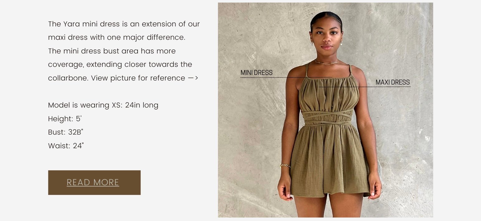 YARA MINI DRESS | OLIVE | BYU YARA MINI DRESS | OLIVE | BYU
