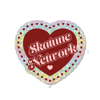 Valentine's Day Heart Glitter Sticker