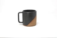 Image 3 of Classic Angle Dip Mug - Charcoal, Speckled Clay