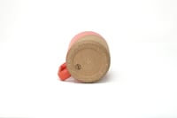 Image 4 of Classic Angle Dip Mug - Coral, Speckled Clay