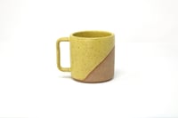 Image 3 of Classic Angle Dip Mug - Lemon Creme, Speckled Clay