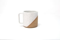 Image 3 of Classic Angle Dip Mug - Alabaster, Speckled Clay