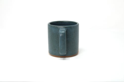 Image of Classic Angled Dip Mug - Cerulean, Speckled Clay