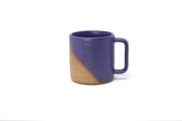 Image 1 of Classic Angled Dip Mug - Lapis, Speckled Clay