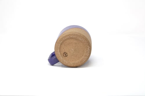 Image of Classic Angled Dip Mug - Lapis, Speckled Clay